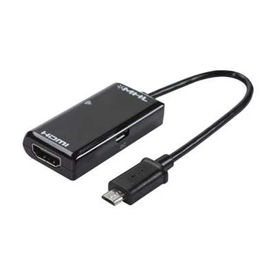 อะแดปเตอร์สายเคเบิล Micro USB 2.0 ชายกับหญิง HDMI