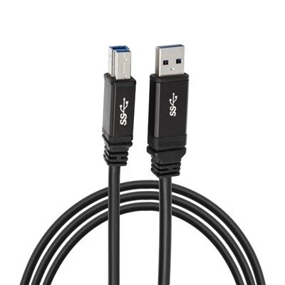USB 3.0 A ชายไปยัง USB 3.0 Type B Male Scanner Printer Cable