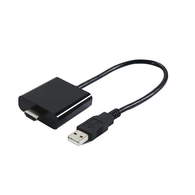 USB 2.0 สายอะแดปเตอร์ชายกับ HDMI ชาย