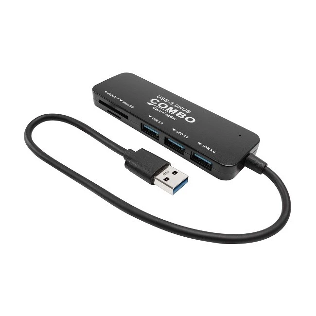5-in-1 USB 3.0 Hub With SD/TF Card Reader