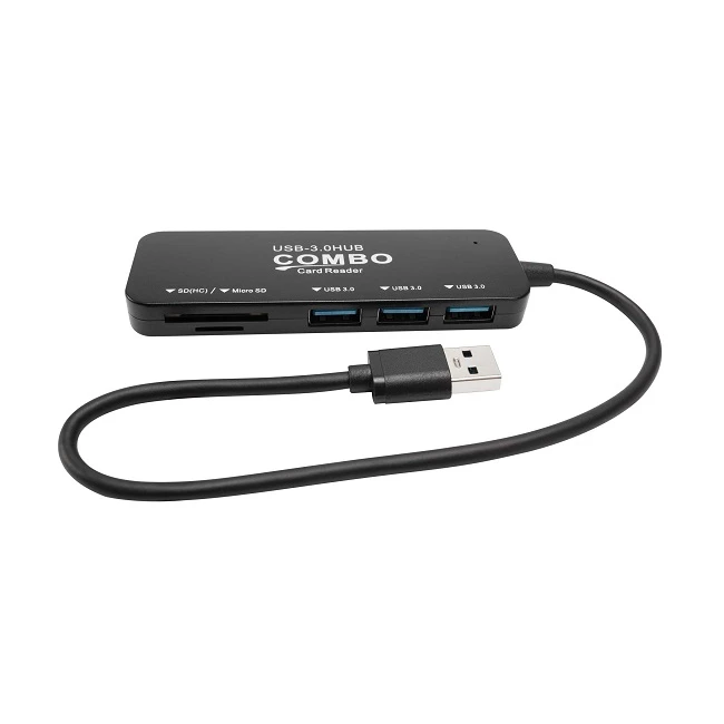 {{0}}ใน-1 ฮับ USB 3.0 พร้อมเครื่องอ่านการ์ด SD/TF