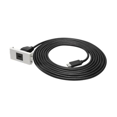 โมดูลแผงหน้าปัดสำเร็จรูป Type C USB 3.1 สายเคเบิลสำหรับติดแผงเมาท์