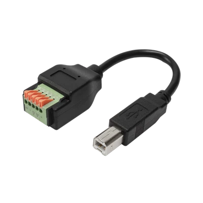 USB2.0 BM ถึงสายเคเบิลอะแดปเตอร์เทอร์มินัลบล็อก 5 พินพร้อมปุ่มกด