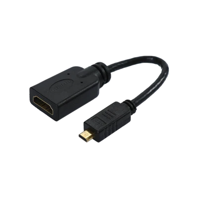 สายเคเบิลอะแดปเตอร์ Micro HDMI ชายไปยัง HDMI หญิง
